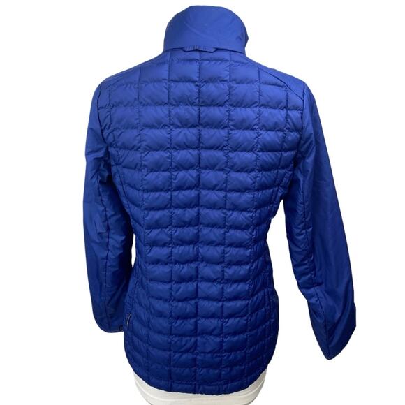 The North Face Thermoball Eco 2.0 Women's Blue Full zip Quilted Coat Jacket Sz S - Picture 2 of 3